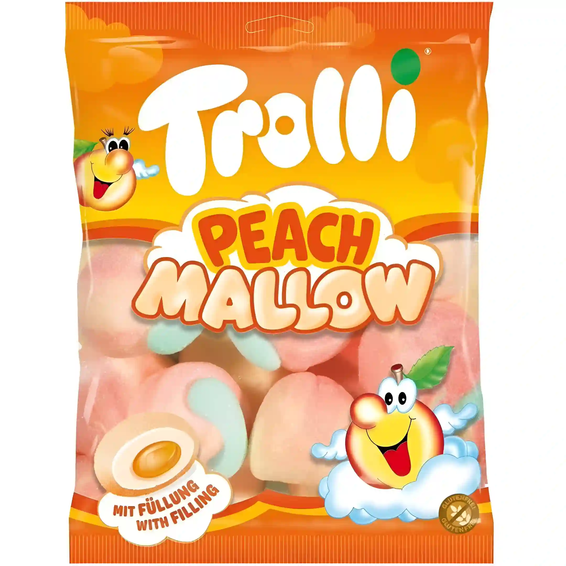 مارشمالو ترولی طعم هلو Trolli Peach Mallow وزن...
