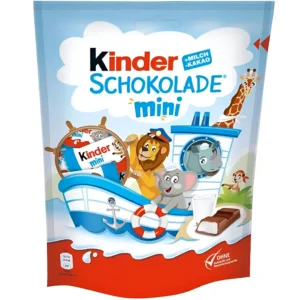 شکلات کیندر مینی با کرم شیری و روکش کاکائویی Kinder Schokolade mini وزن 120 گرم
