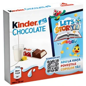 شکلات کیندر با کرم شیری و روکش کاکائویی Kinder Schokolade وزن 40 گرم