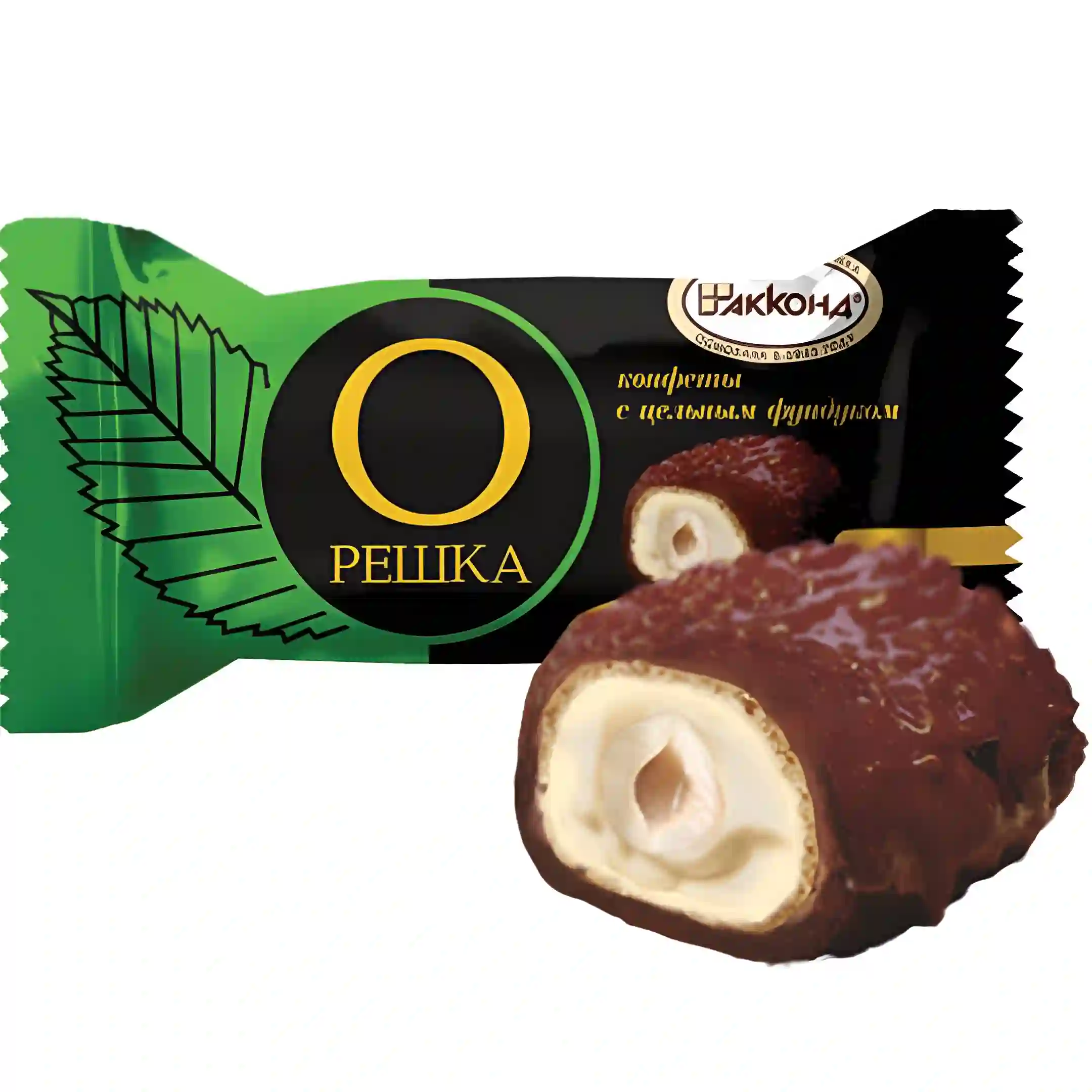 ویفر اورشکا آکوند با مغز کرم خامه ای و فندق کامل Akkond Oreshka