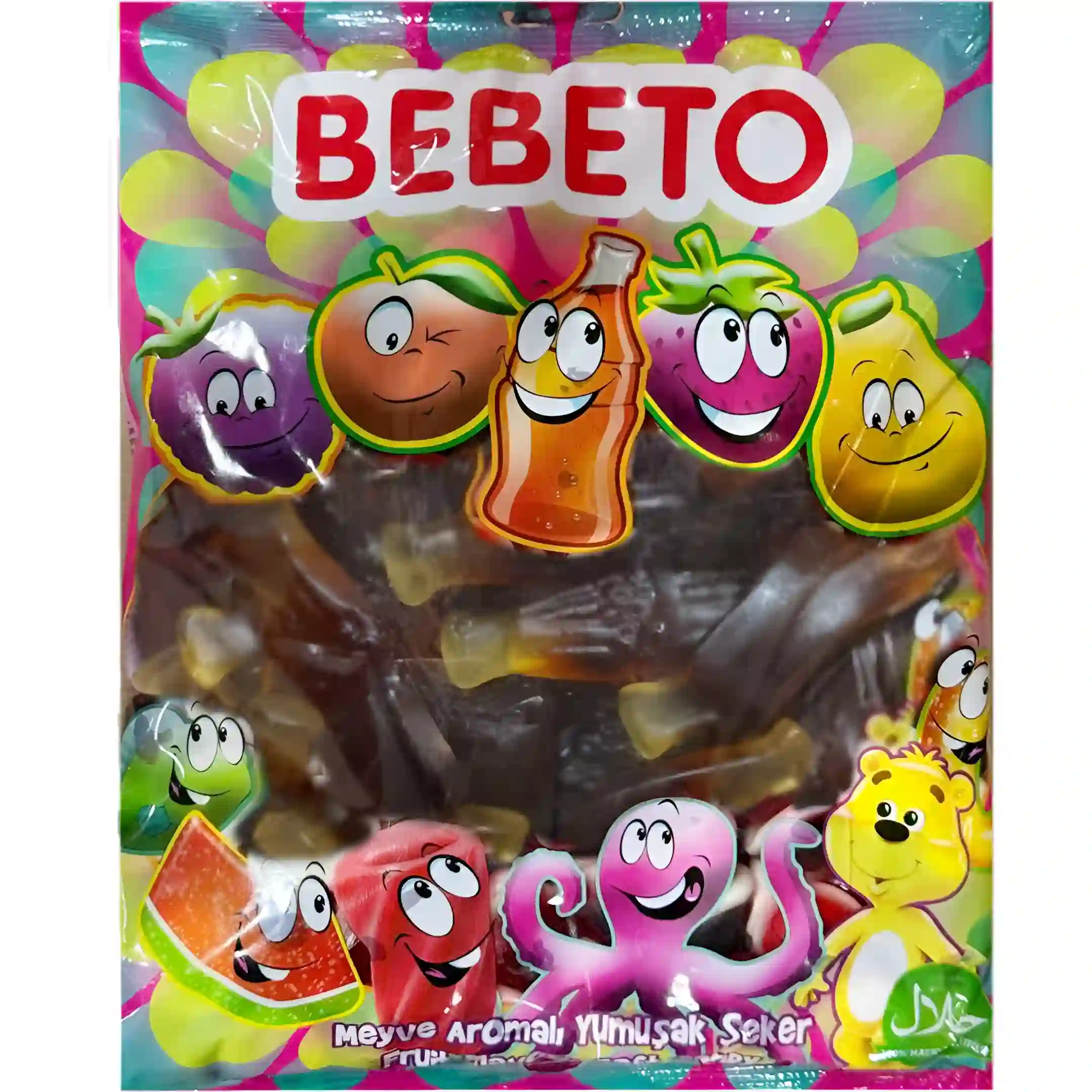 پاستیل ببتو مدل نوشابه بزرگ Bebeto بسته یک...