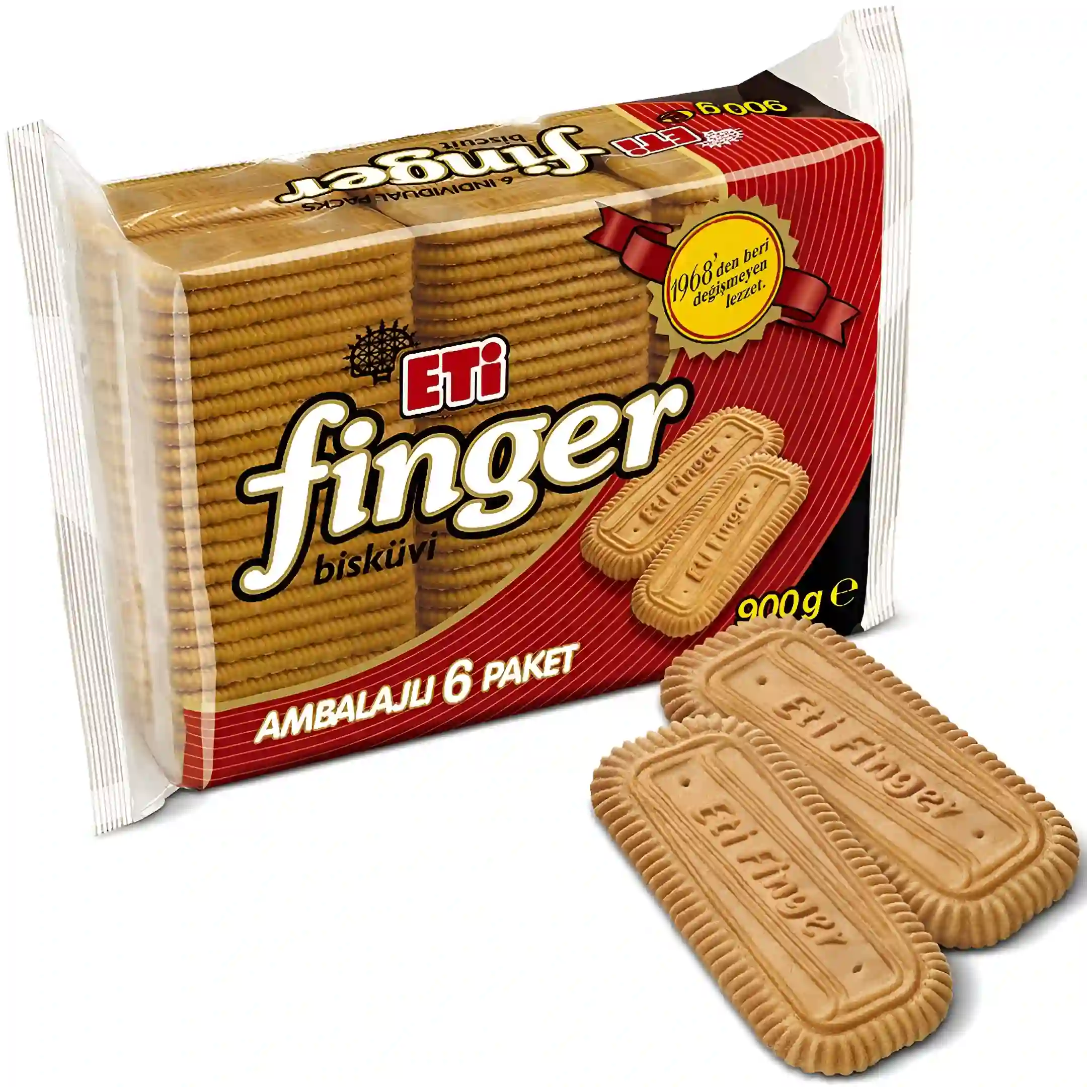 بیسکویت اتی فینگر 6 بسته ای Eti Finger...