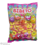 پاستیل حلقه هلو ببتو Bebeto وزن 1000 گرم