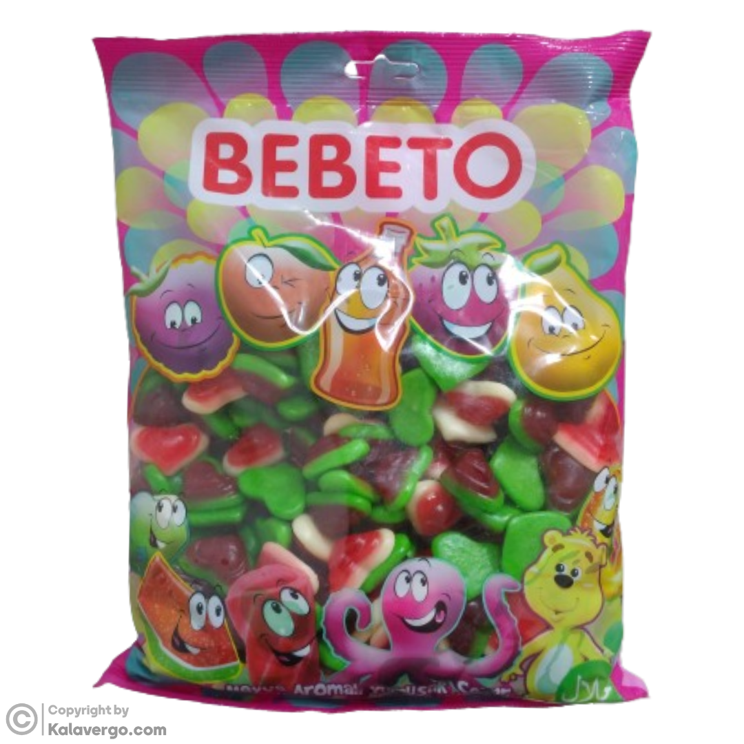 پاستیل ببتو Bebeto مدل قلب وزن 1000 گرم