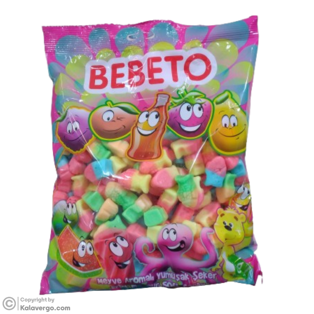 پاستیل ببتو Bebeto مدل ماهی وزن 1000 گرم