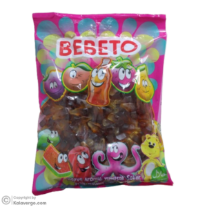 پاستیل ببتو Bebeto طرح نوشابه وزن 1000 گرم
