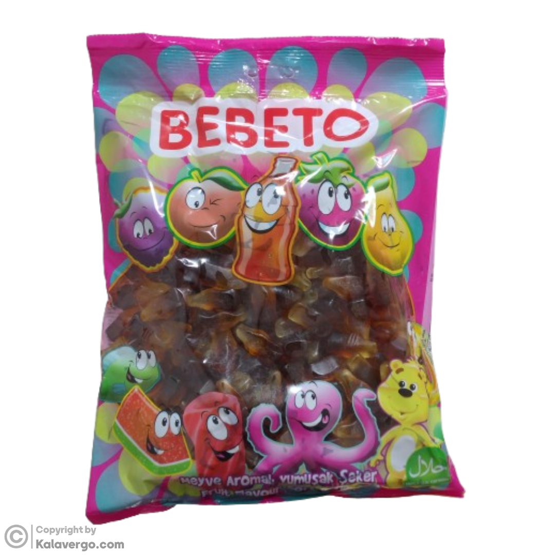 پاستیل نوشابه ببتو Bebeto وزن 1000 گرم