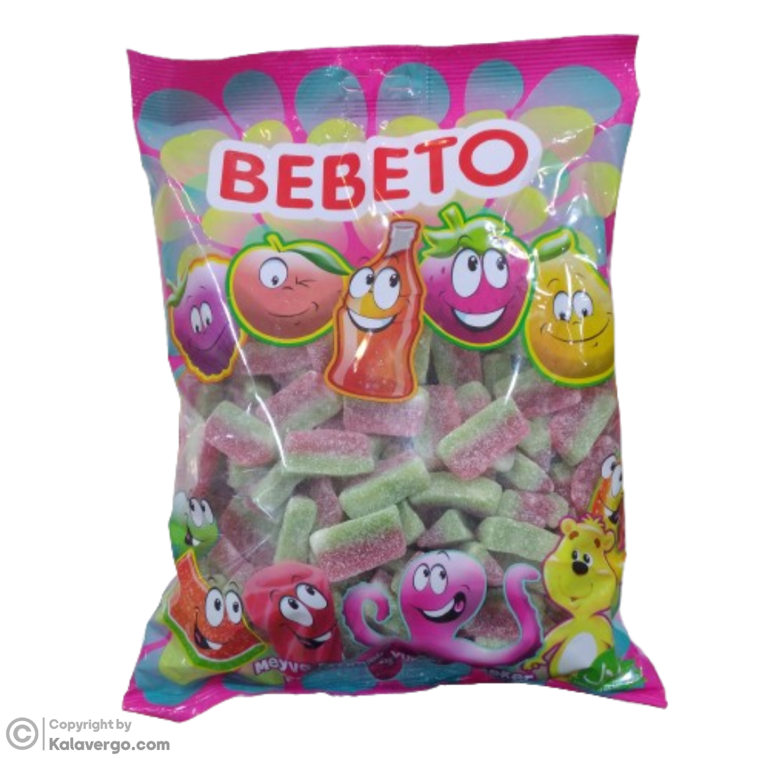 پاستیل ببتو Bebeto  مدل هندوانه شکری وزن 1000 گرم
