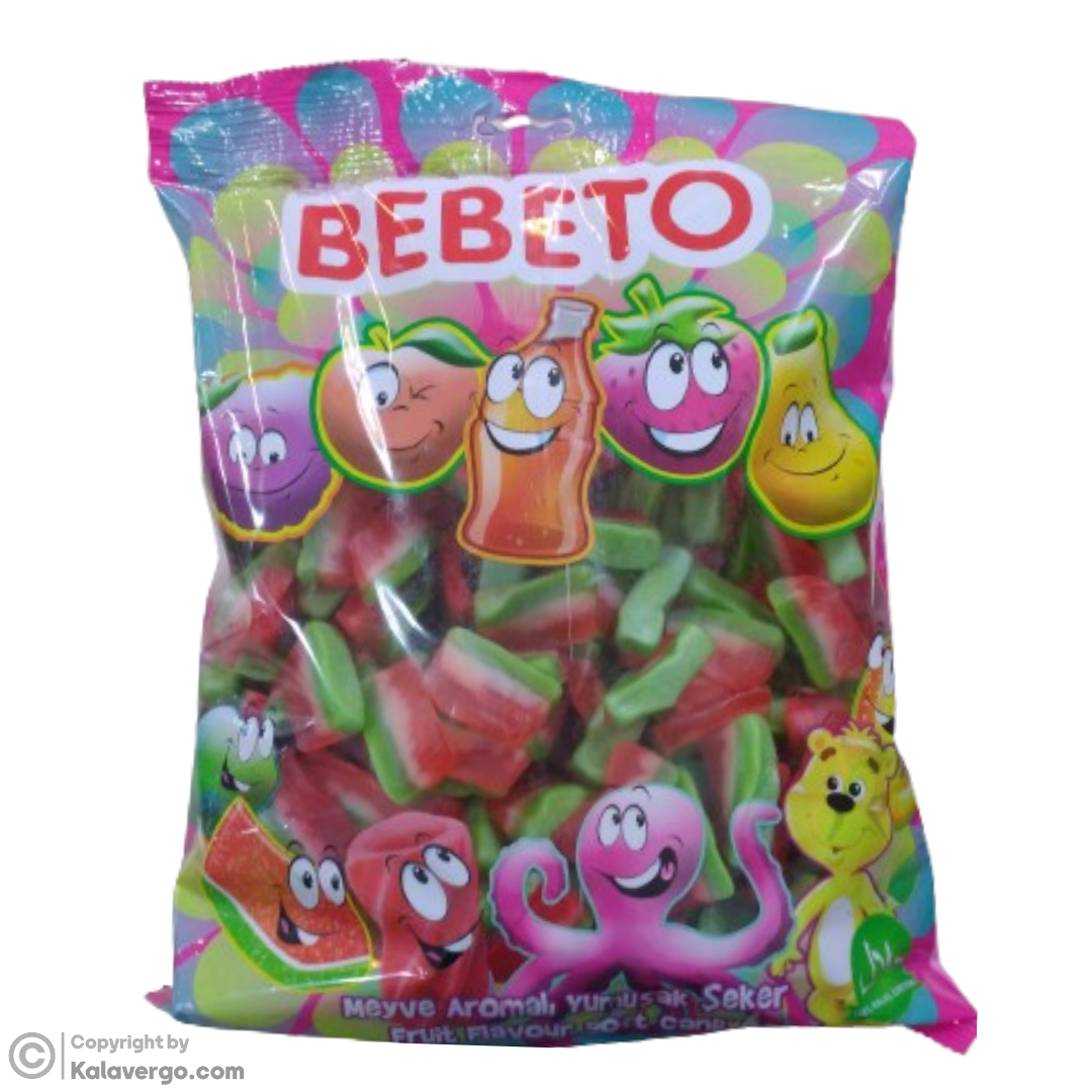 پاستیل ببتو Bebeto مدل هندوانه وزن 1000 گرم
