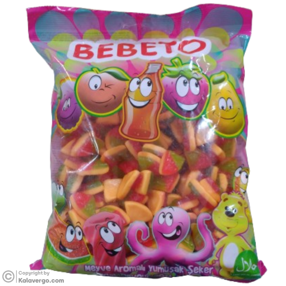 پاستیل ببتو Bebeto مدل پیتزا وزن 1000 گرم