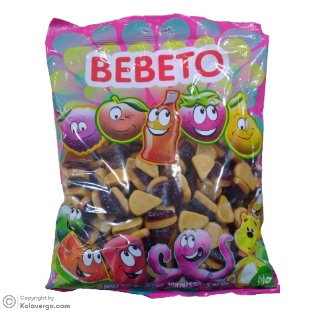 پاستیل ببتو Bebeto مدل چیز کیک وزن 1000 گر0