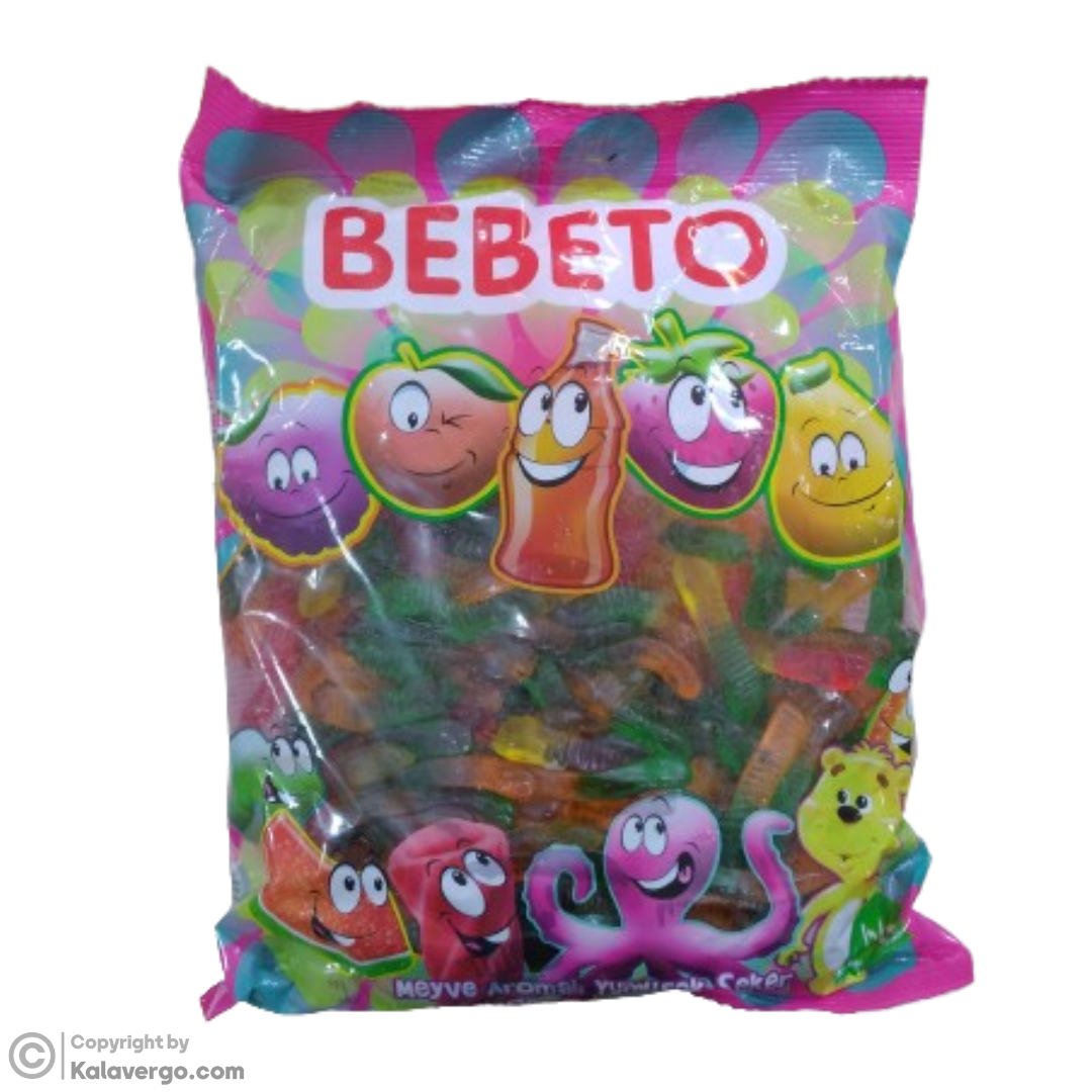 پاستیل ببتو Bebeto مدل کرم وزن 1000 گرم