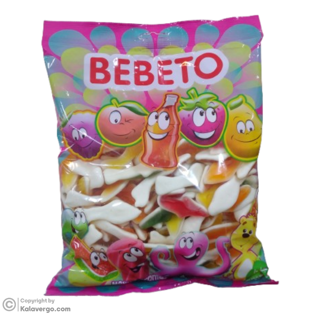 پاستیل ببتو Bebeto مدل کوسه وزن 1000 گرم