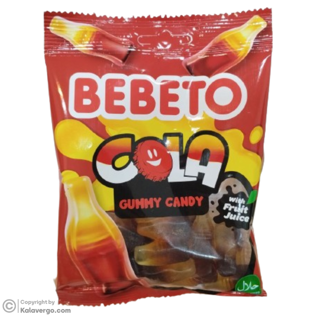 پاستیل نوشابه ببتو Bebeto Cola وزن 80 گرم