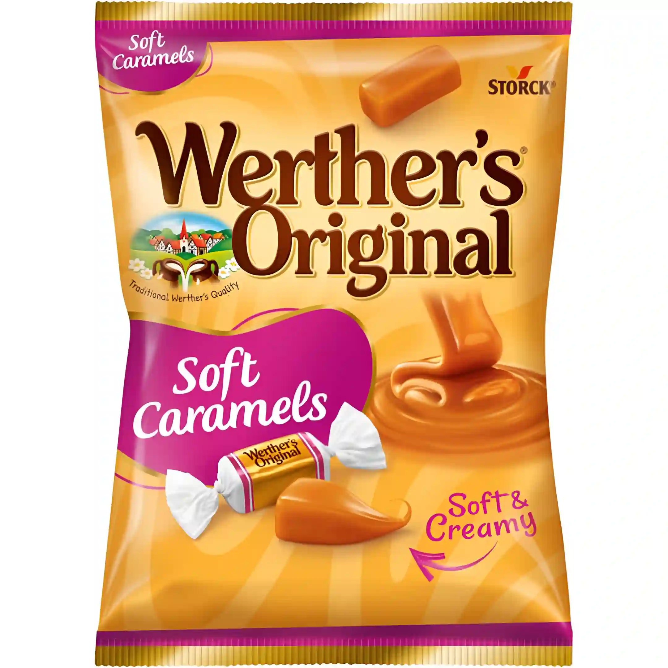 تافی کاراملی نرم وردرز اورجینال Werther’s Original Soft...
