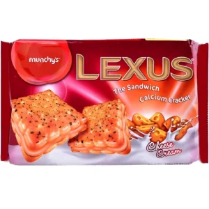 بیسکویت لکسوس مانچیز با کرم پنیری Munchy's Lexus وزن 225 گرم