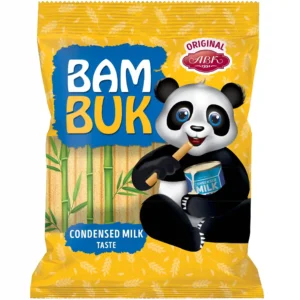 بیسکویت ای بی کی بامبوک با طعم شیر تغلیظ شده ABK Bam Buk وزن 200  گرم