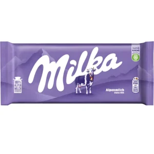 شکلات میلکا با کرم شیری Milka Alpine Milk وزن 100 گرم