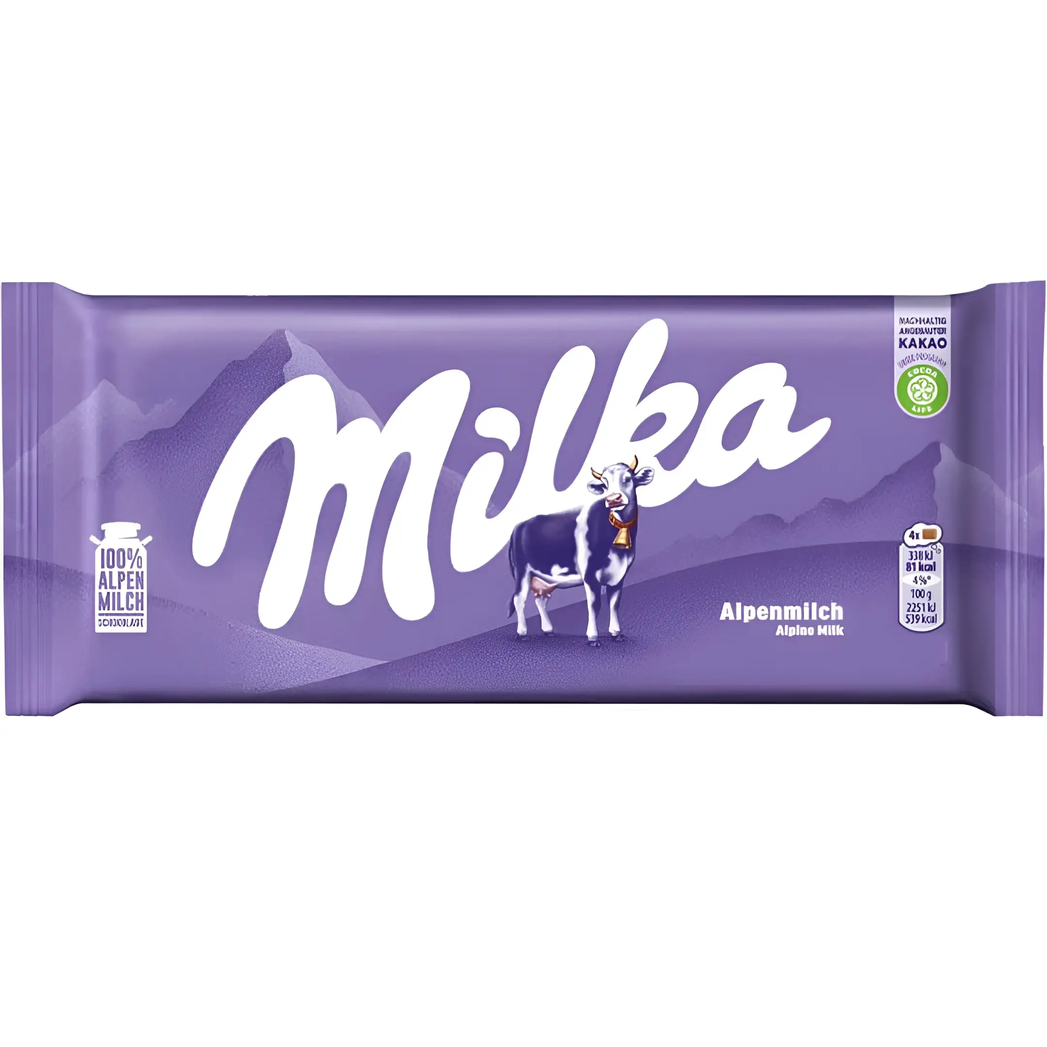 شکلات شیری میلکا Milka وزن 100 گرم
