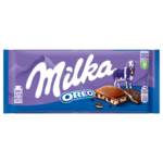 شکلات تخته ای میلکا حاوی تکه های بیسکویت اورئو Milka Oreo وزن 100 گرم