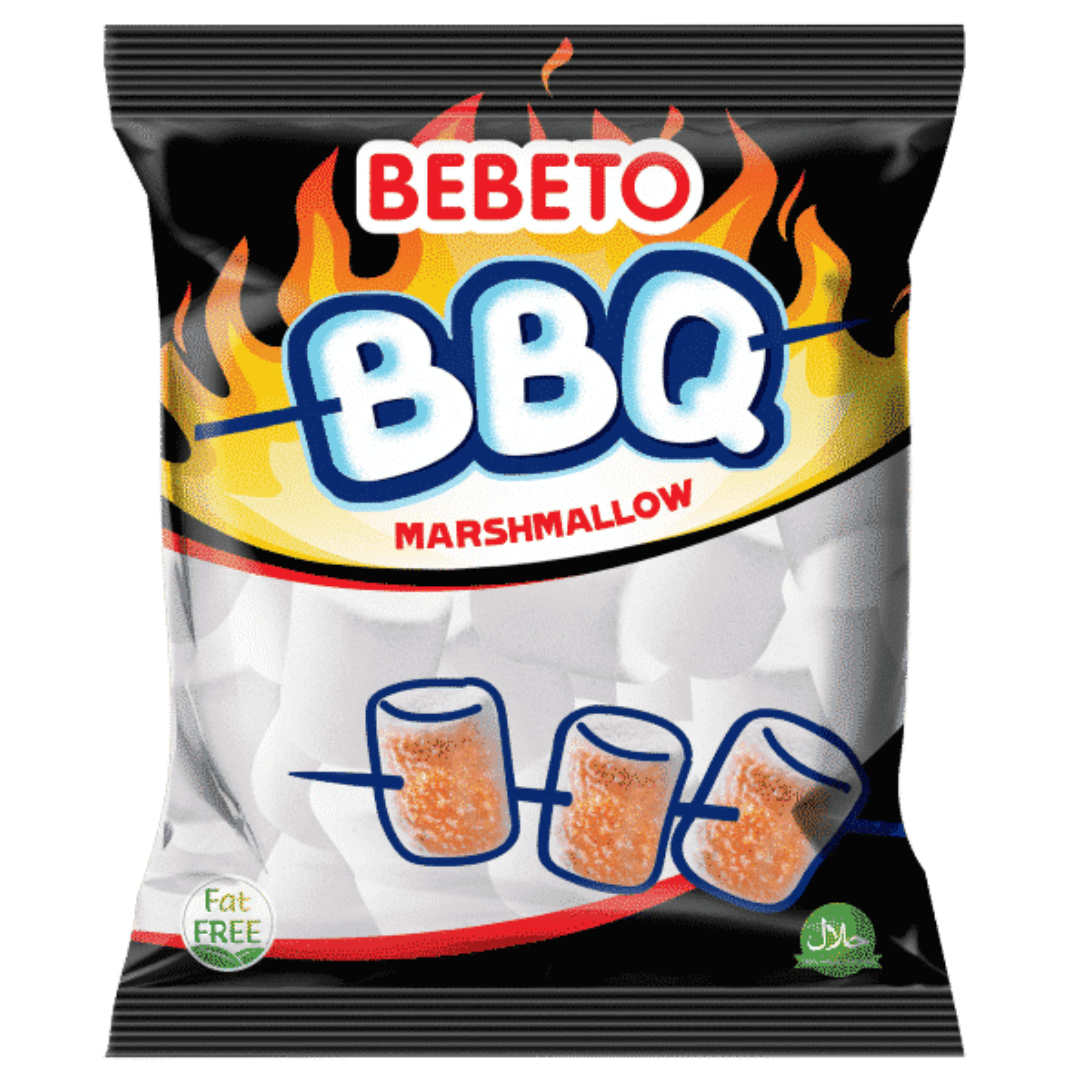 مارشمالو کبابی ببتو Bebeto BBQ وزن 275 گرم
