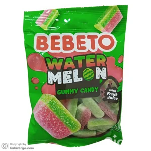 پاستیل ببتو مدل هندوانه شکری Bebeto Water Melon وزن 80 گرم
