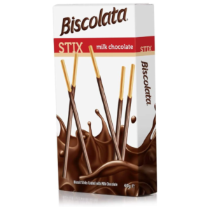 چوب شکلاتی شیری بیسکولاتا استیکس Biscolata Stix Milk Chocolate وزن 40 گرم