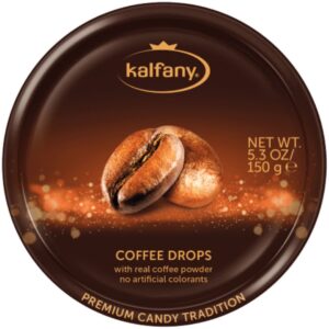 آبنبات آلمانی کالفانی kalfany طعم قهوه وزن 150 گرم