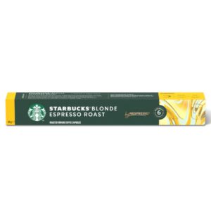 کپسول قهوه استارباکس Starbucks مدل blonde espresso roast بسته 6 عددی