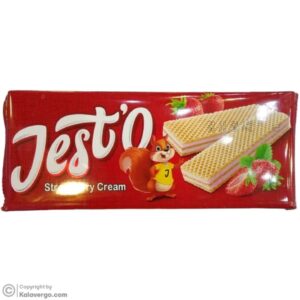 ویفر جستو اولدوز Ulduz Jesto با طعم توت فرنگی وزن 260 گرم