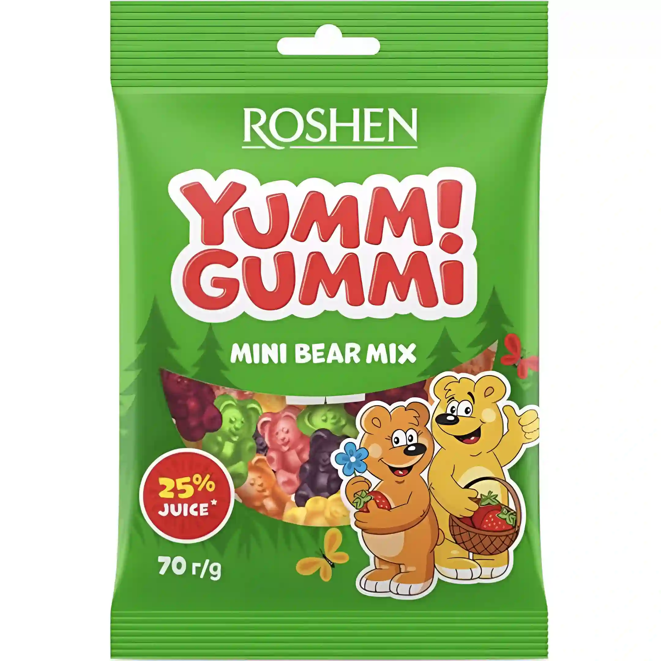 پاستیل یامی گامی روشن مدل خرس کوچیک Roshen...