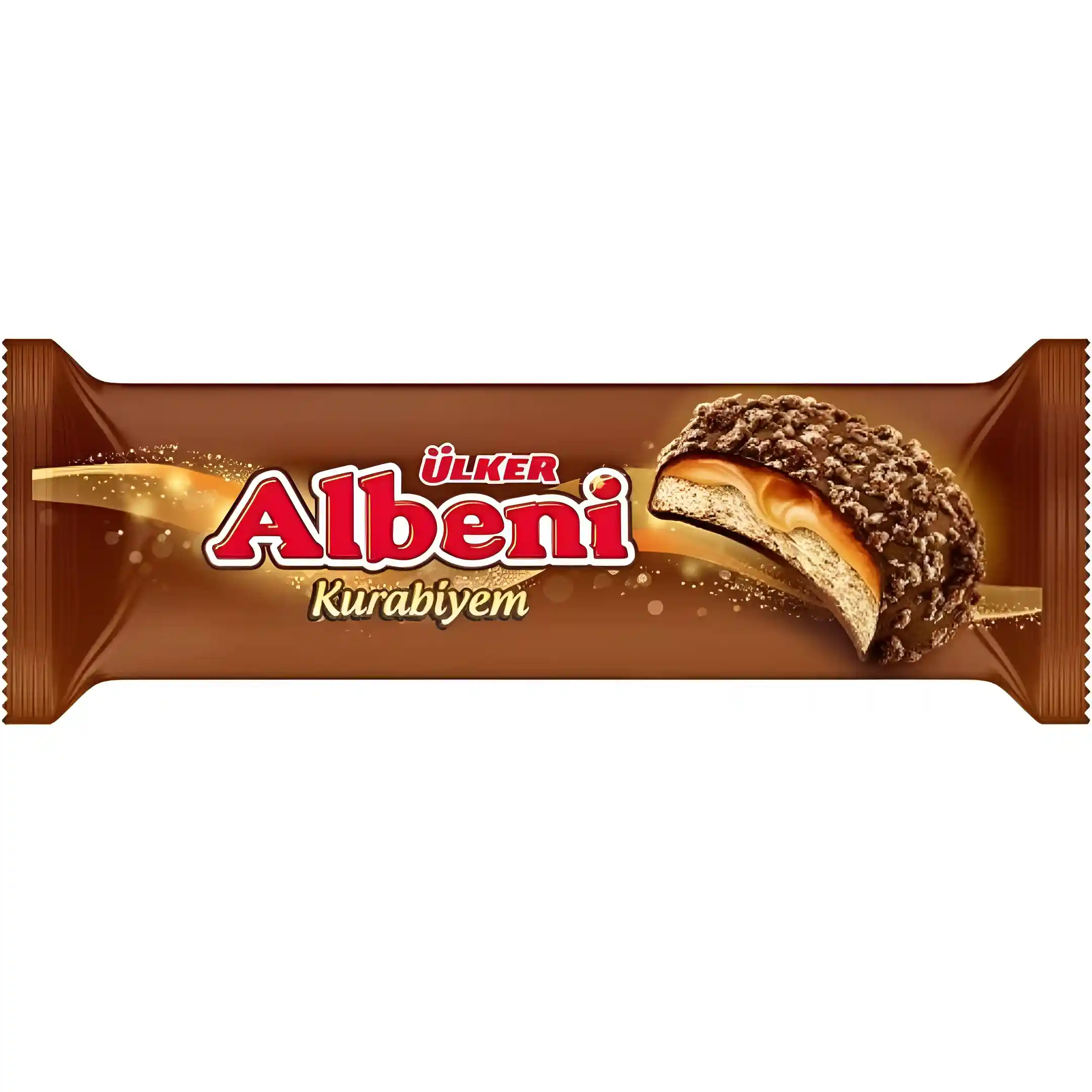 بیسکویت آلبنی اولکر کاراملی با روکش شکلات Ulker...