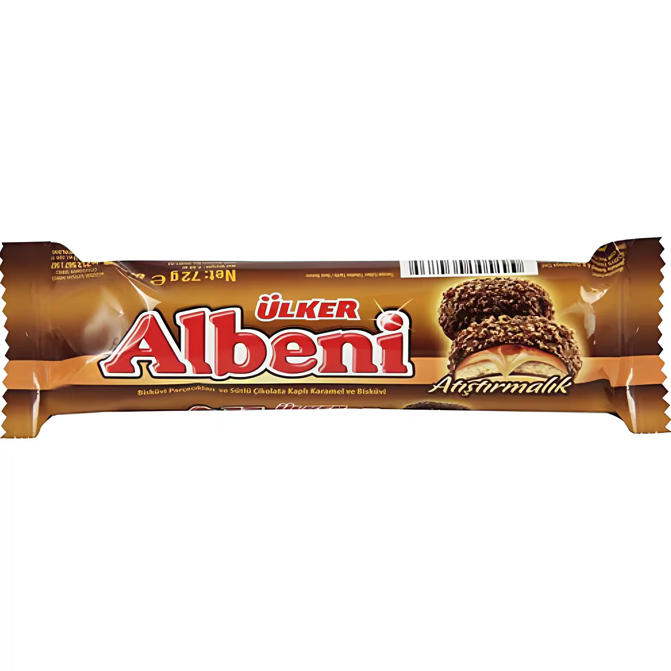 بیسکویت آلبنی اولکر با کرم شکلاتی کاراملی Ulker...