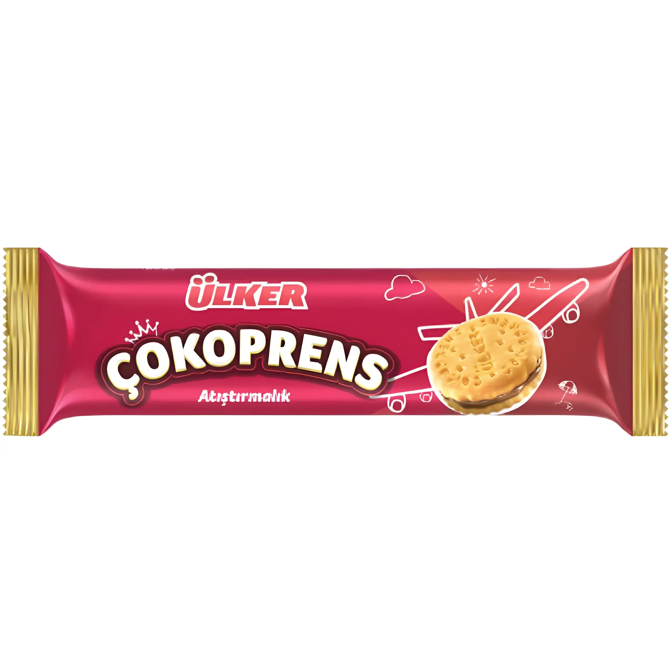 بیسکوئیت چوکوپرنس اولکر Ulker Cokoprens بسته 10 عددی...