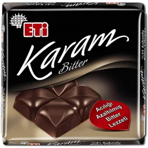 شکلات اتی کارام با کرم شکلات تلخ Eti Karam Bitter وزن 70 گرم
