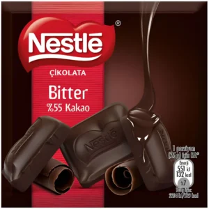 شکلات نستله با کرم کاکائو تلخ 55% Nestle Cikolata وزن 60 گرم