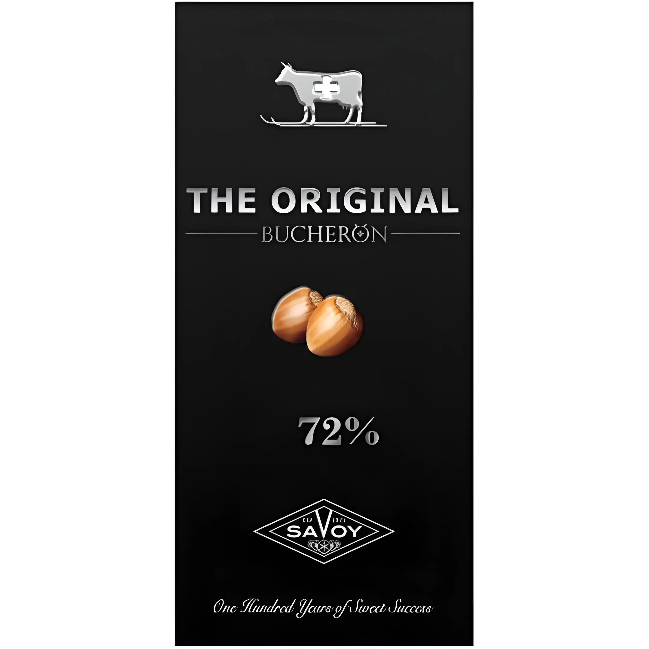 شکلات تلخ 72% بوچرون فندقی Bucheron وزن 90...