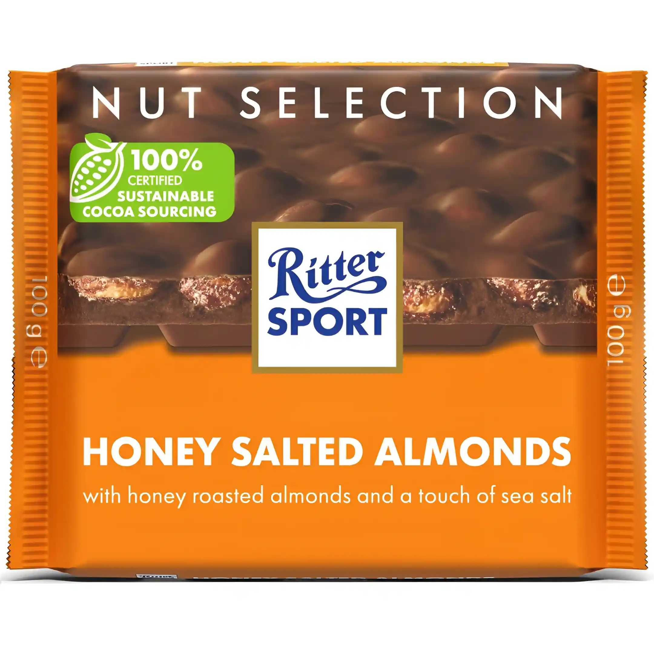 شکلات ریتر اسپرت بادام عسلی نمکی Ritter Sport...