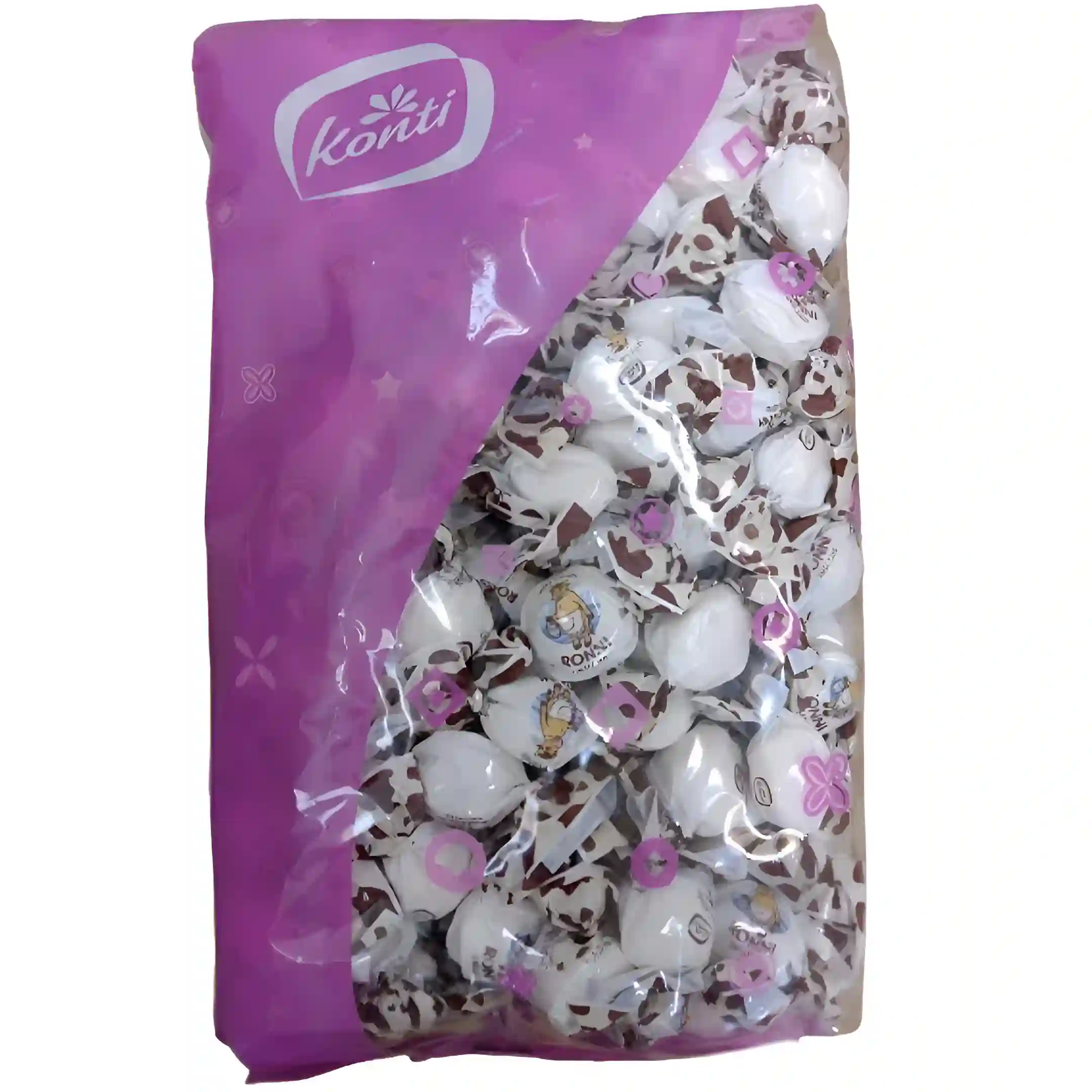 آبنبات ژله ای شیری کنتی Konti بسته 1 کیلویی