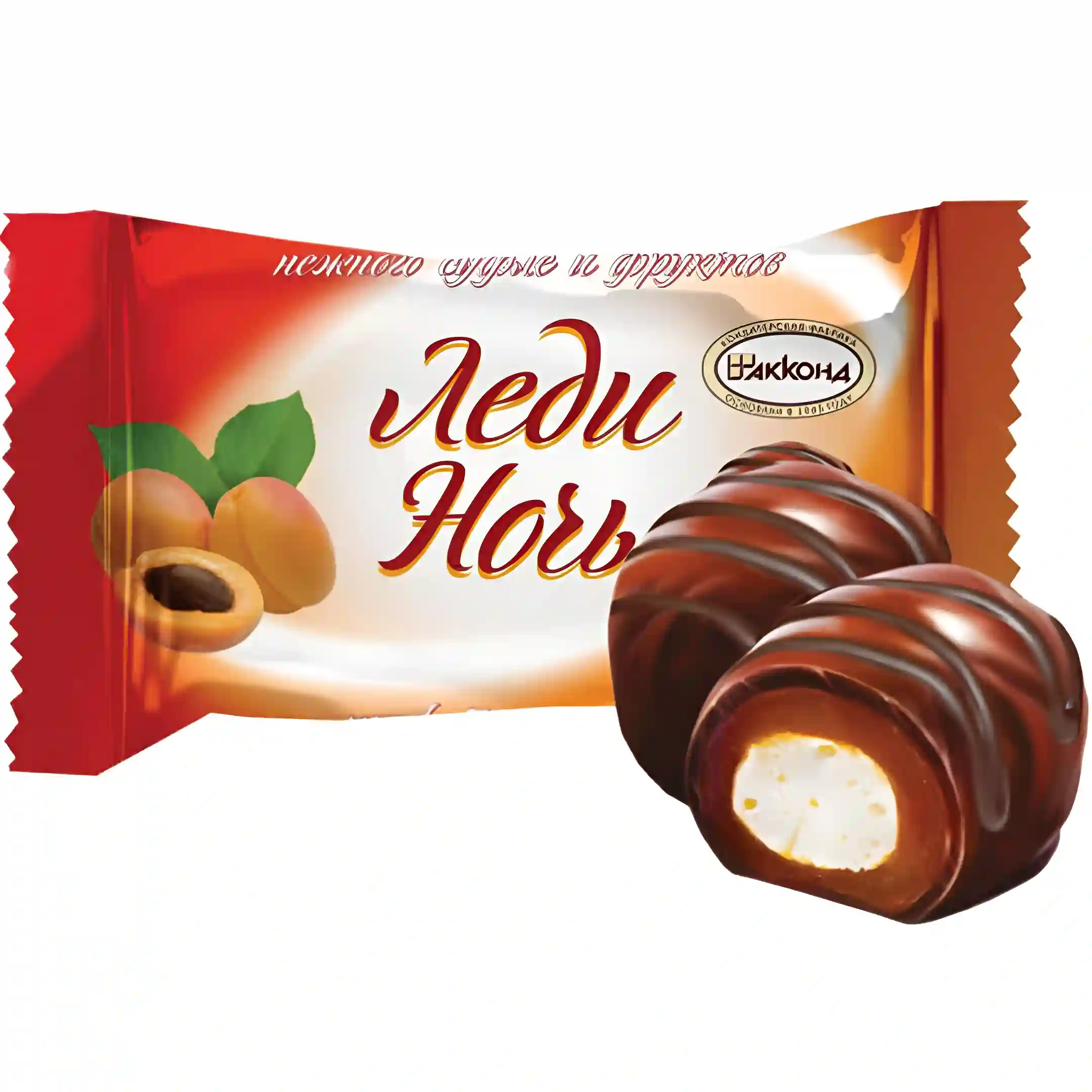 شکلات فله مغزدار آکوند با مغز زرد آلو...