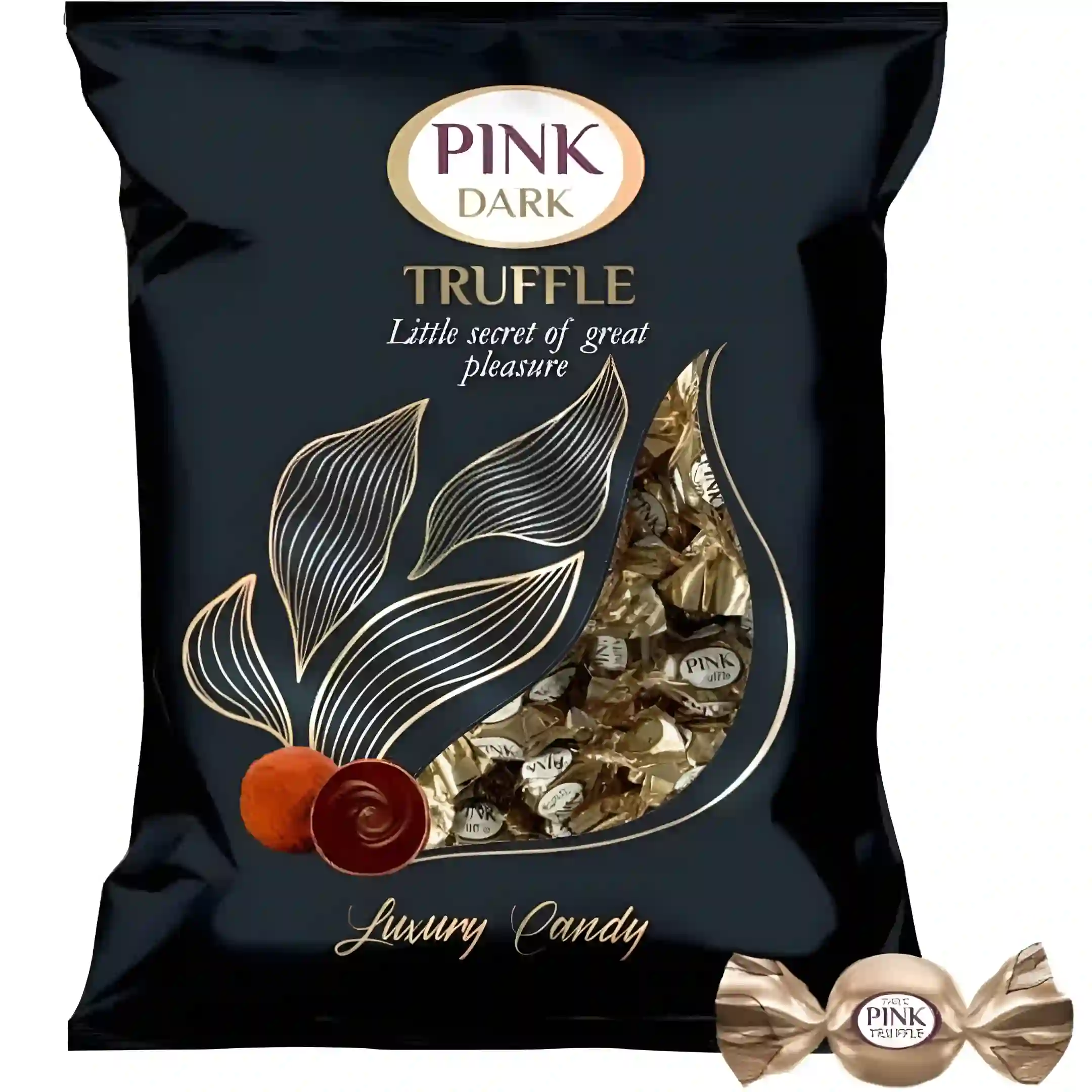 شکلات ترافل تلخ پینک Pink Dark Truffle