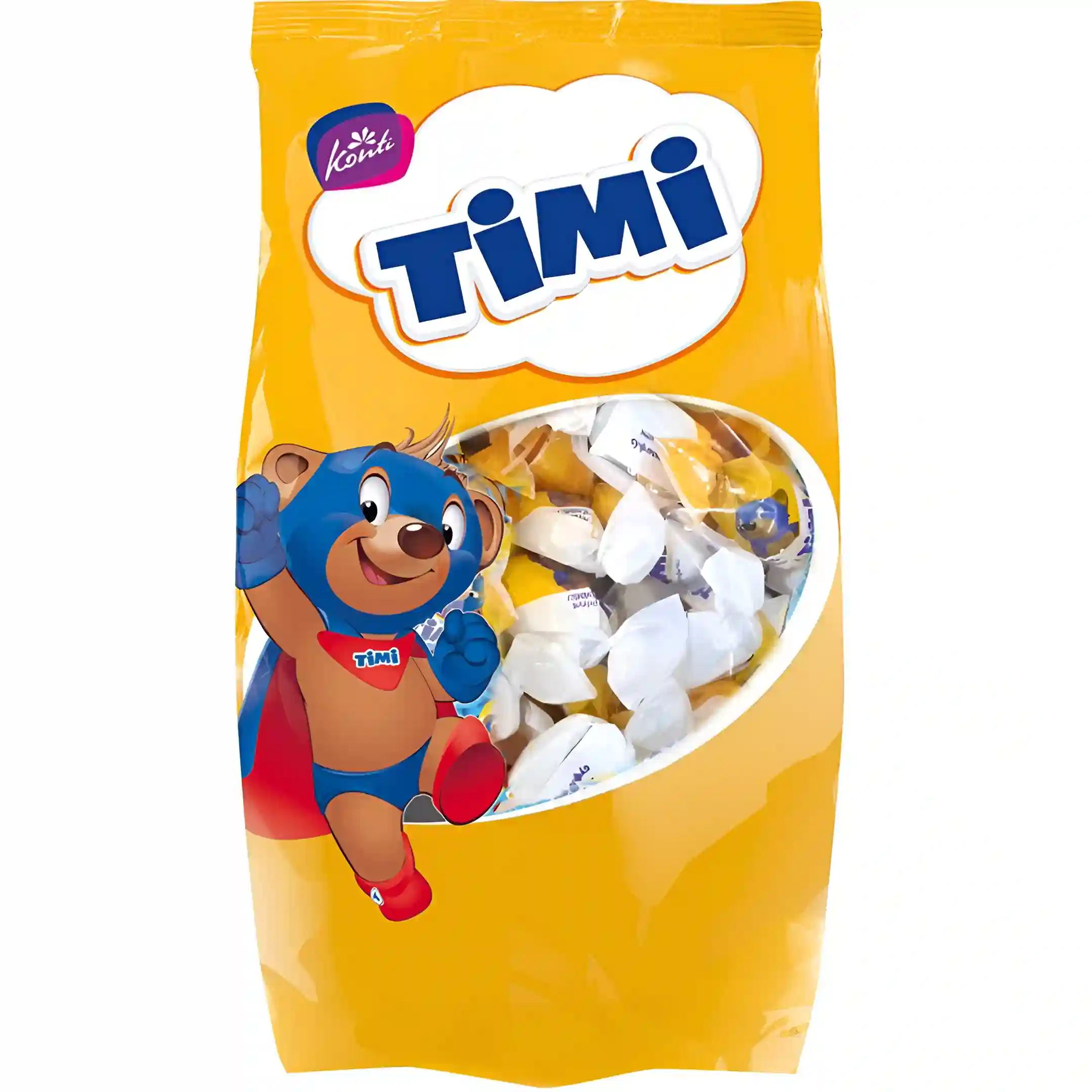 شکلات تیمی کنتی با مغز کرم موز و...