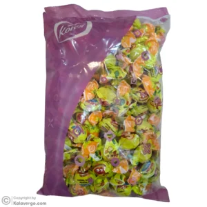 آبنبات ژله‌ ای کنتی با طعم آناناس و گیلاس Konti بسته 1 کیلویی