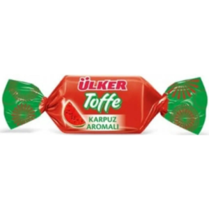 تافی اولکر با طعم هندوانه Ulker Toffe Karpuz بسته 1 کیلویی