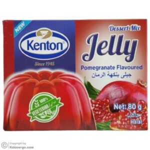 پودر ژله گیاهی کنتون Kenton Jelly با طعم انار 80 گرم