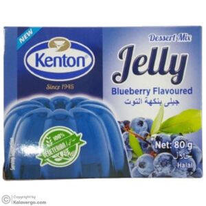 پودر ژله گیاهی کنتون Kenton Jelly با طعم بلوبری 80 گرم