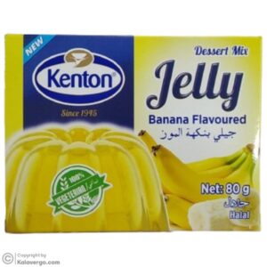 پودر ژله گیاهی کنتون Kenton Jelly با طعم موز 80 گرم
