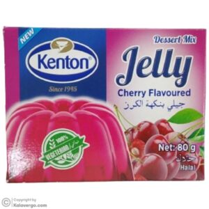 پودر ژله گیاهی کنتون Kenton Jelly با طعم گیلاس 80 گرم