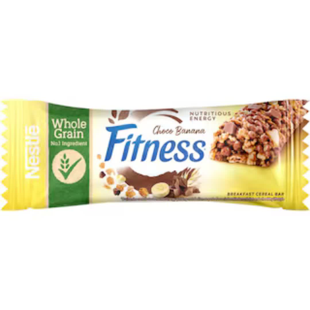 غلات بار نستله Nestle مدل fitness با طعم موز و شکلات وزن 23.5 گرم