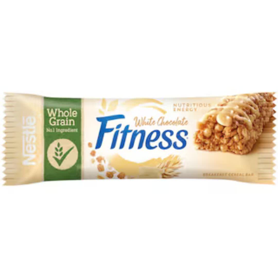غلات بار نستله Nestle مدل fitness با طعم شکلات سفید وزن 23.5 گرم